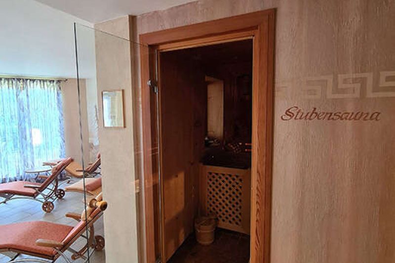 Room sauna in the Hotel Sonnenheim in Fiss