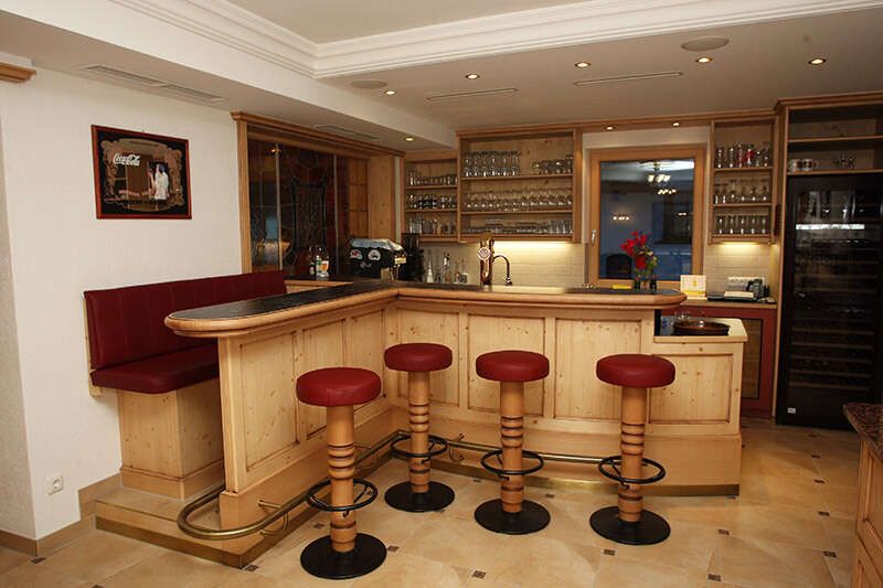 House bar in the Hotel Garni Sonnenheim in Tyrol