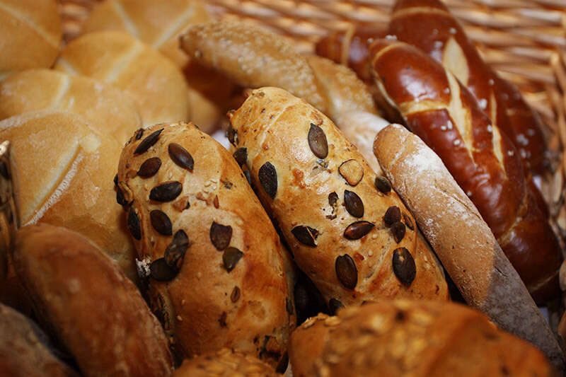 Breakfast rolls at the Hotel Sonnenheim